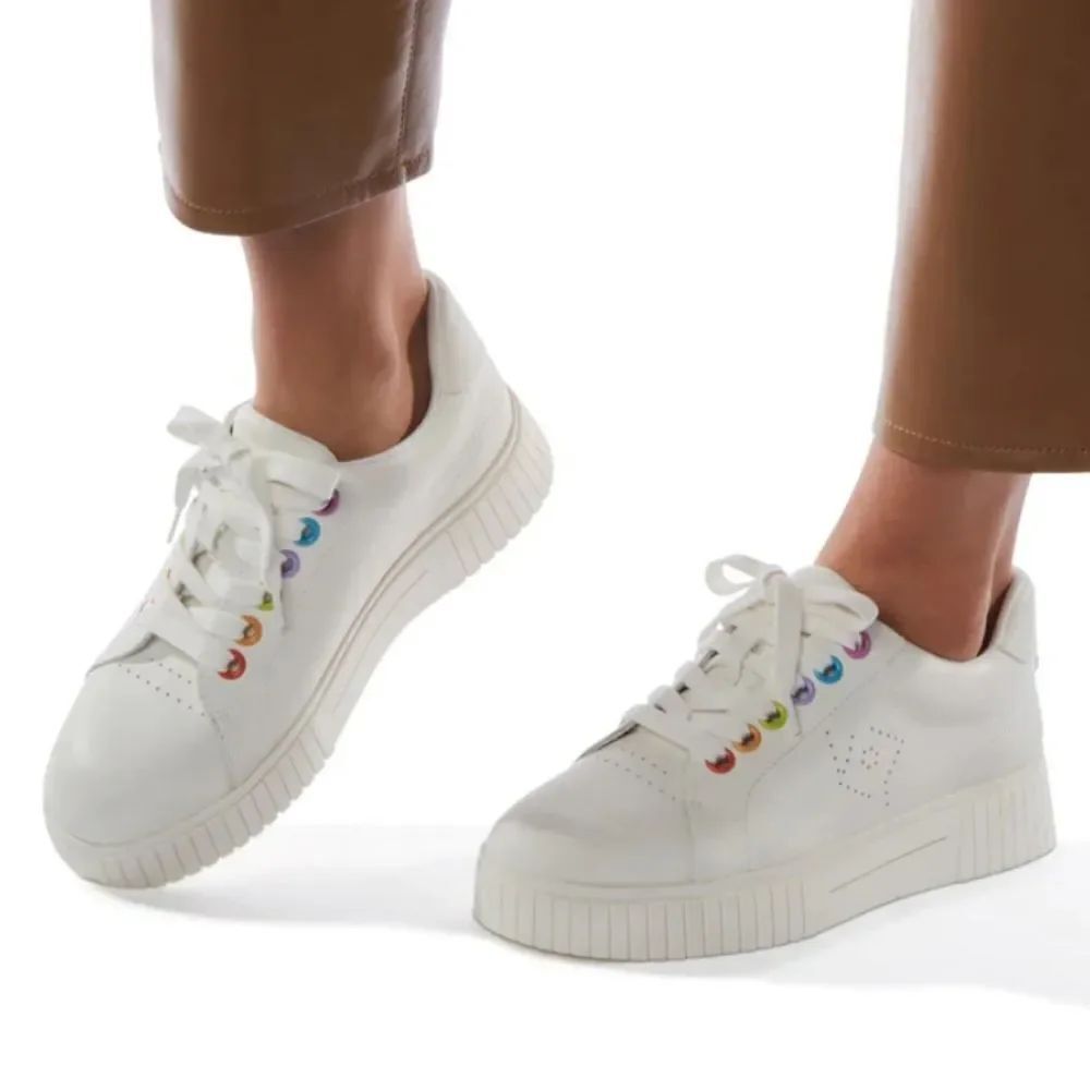 BRAND NEW KATY PERRY WOMEN'S THE SKATTER BEAD TRAINER SNEAKER